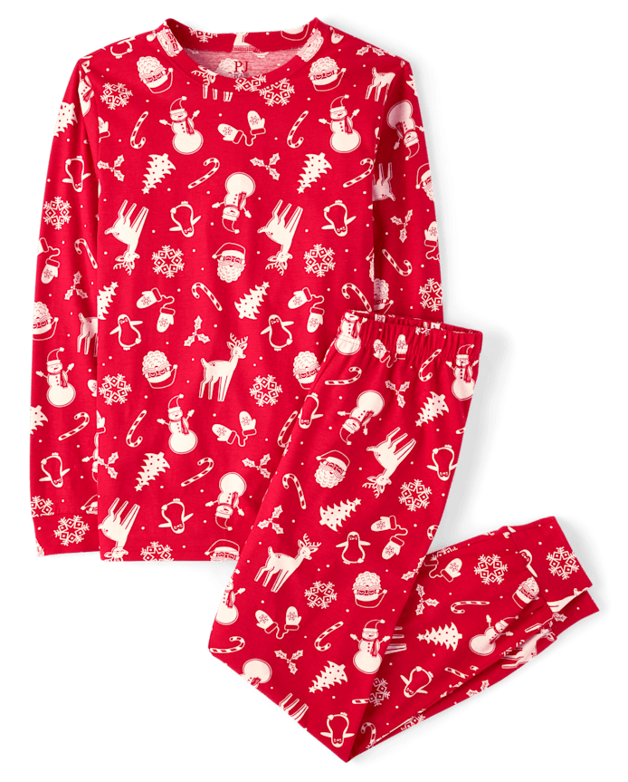 Adult Matching Family Christmas Icon Pajamas