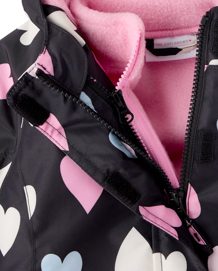 Toddler Girls Heart 3 1 Jacket