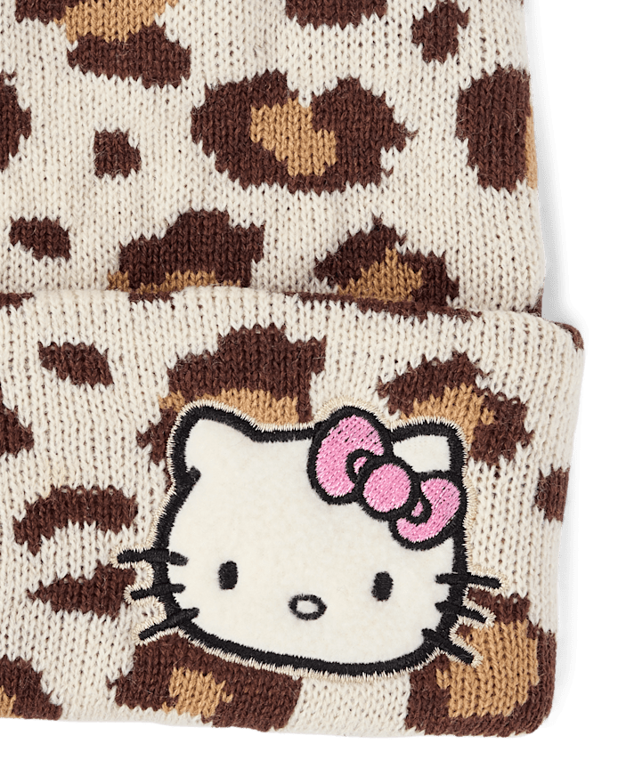 Girls Hello Kitty® Leopard 2-Piece Cold Weather Set