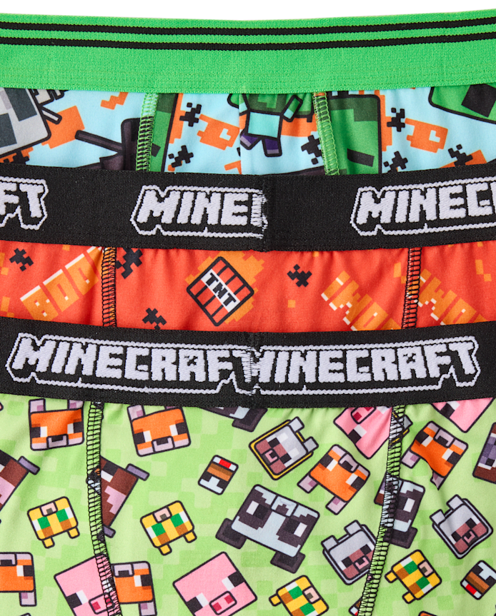 Boys Minecraft™ Boxer Brief Underwear 3-Pack