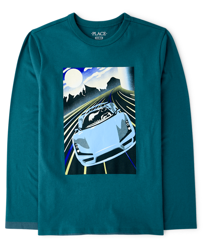Boys Racecar Graphic Tee