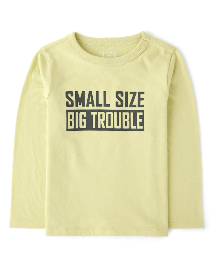 Baby And Toddler Boys Big Trouble Graphic Tee