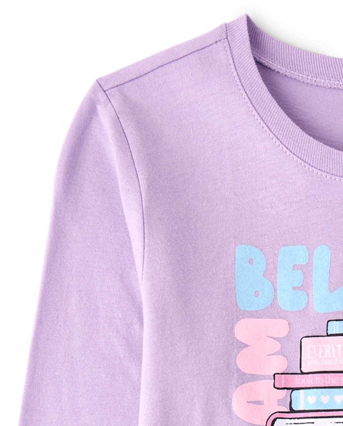 Girls Books Graphic Tee