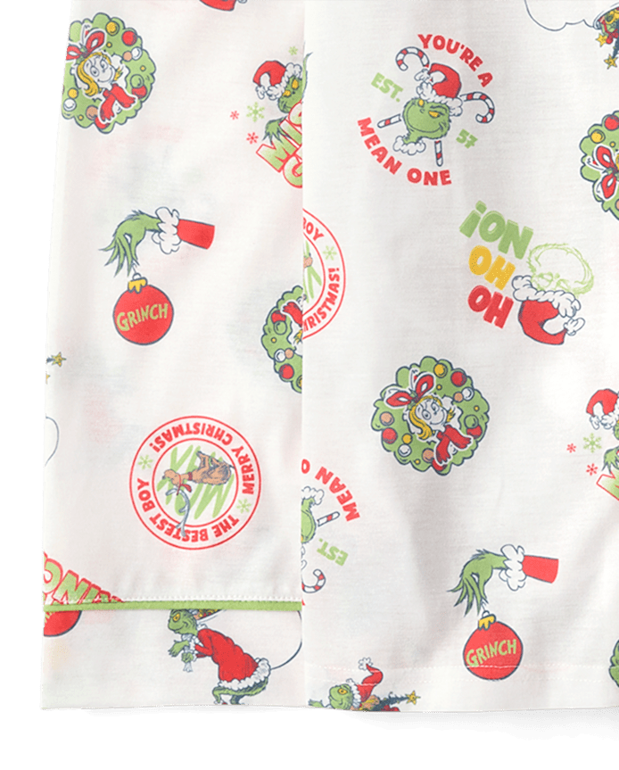 Adult Matching Family Dr. Seuss The Grinch™ Button Front Pajamas