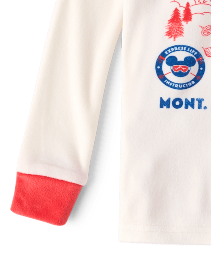 Toddler Matching Family Mickey Mouse™ Ski Fleece Pajamas