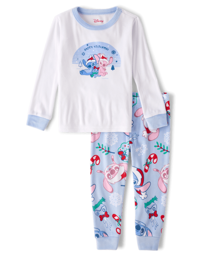 Toddler Matching Family Stitch™ Holiday Fleece Pajamas