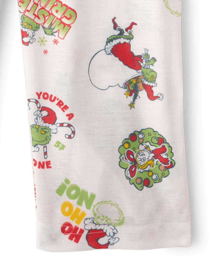 Toddler Matching Family Dr. Seuss The Grinch™ Button Front Pajamas