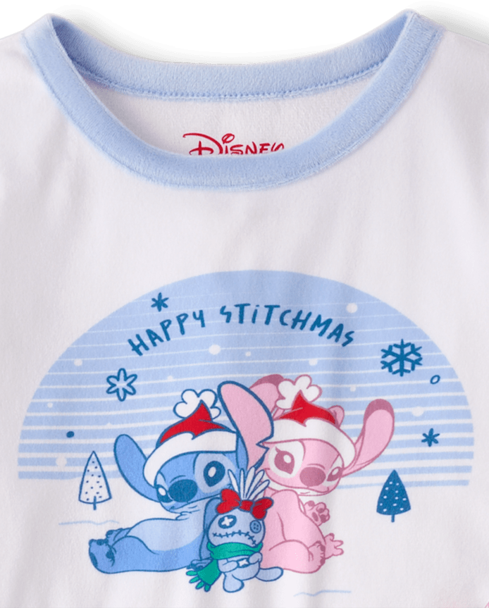 Kids Matching Family Stitch™ Holiday Fleece Pajamas