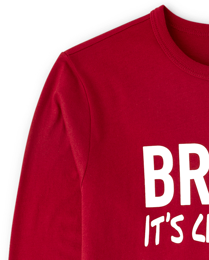 Boys Christmas Bruh Graphic Tee