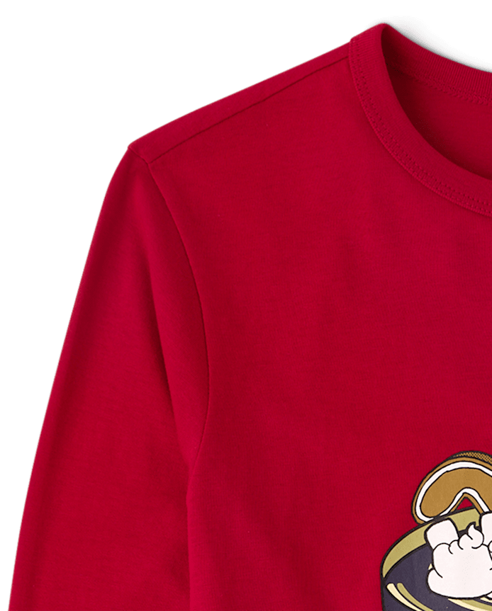 Boys Christmas Gingerbread Mug Graphic Tee