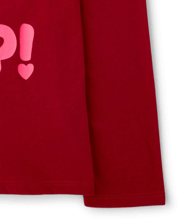 Girls Christmas Gingerbread Graphic Tee