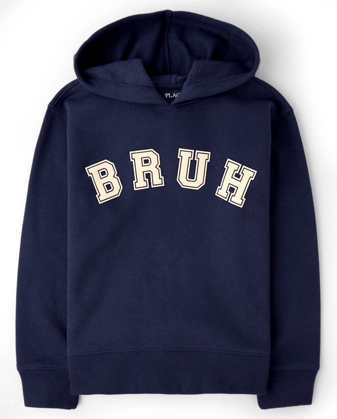 Boys Bruh Premium Fleece Hoodie