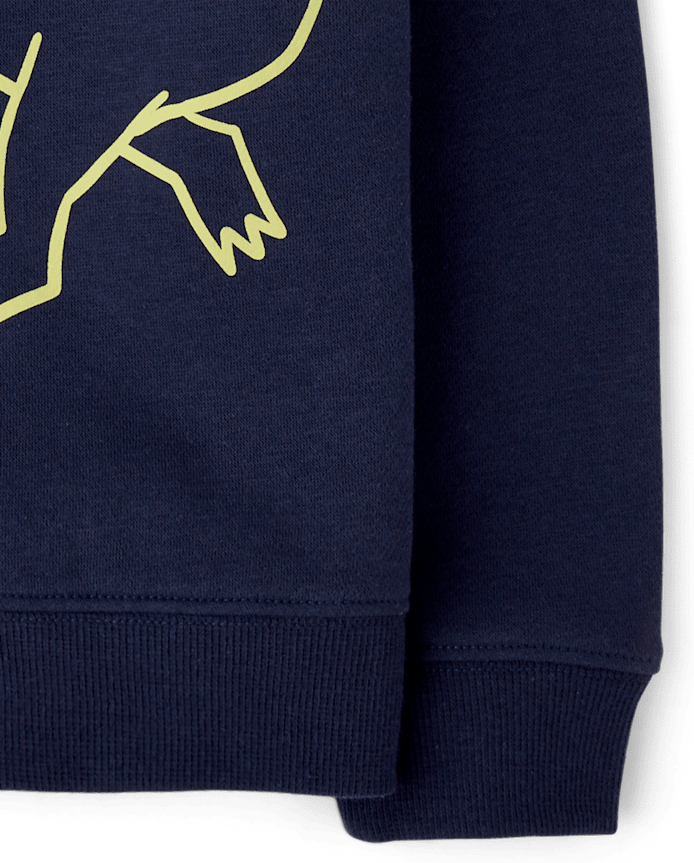 Toddler Boys Dino Premium Fleece Hoodie