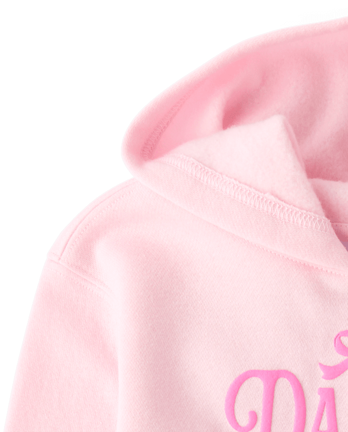 Baby And Toddler Girls Daddy's Girl Premium Fleece Hoodie
