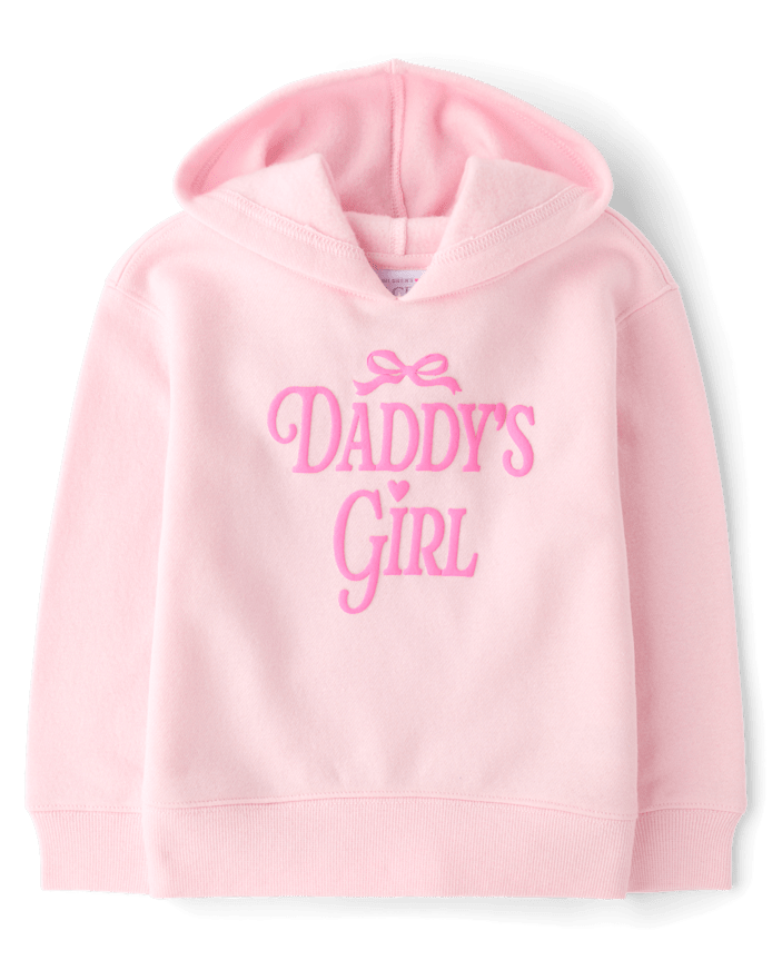 Baby And Toddler Girls Daddy's Girl Premium Fleece Hoodie