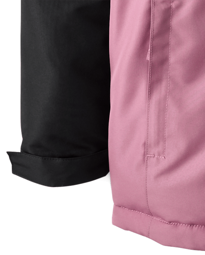 Girls Colorblock Microfleece Lined Snow Jacket