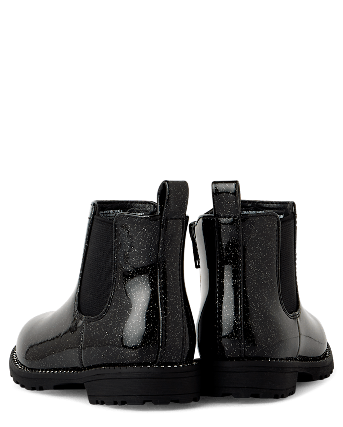 Toddler Girls Glitter Chelsea Boots
