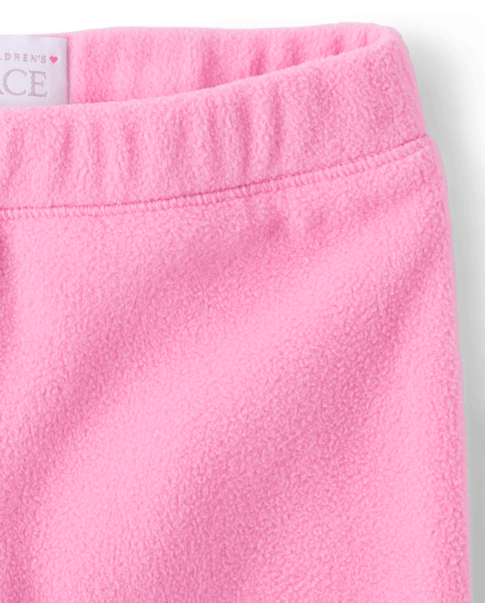 Toddler Girls Microfleece Flare Sweatpants