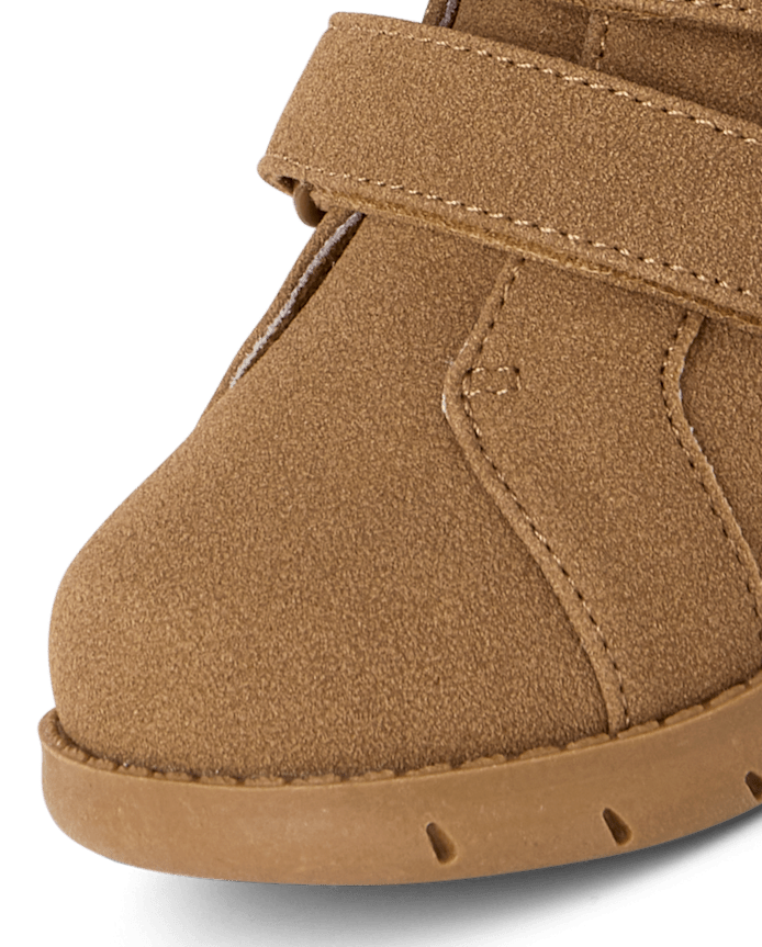 Baby Boys First Steps Teddy Boots