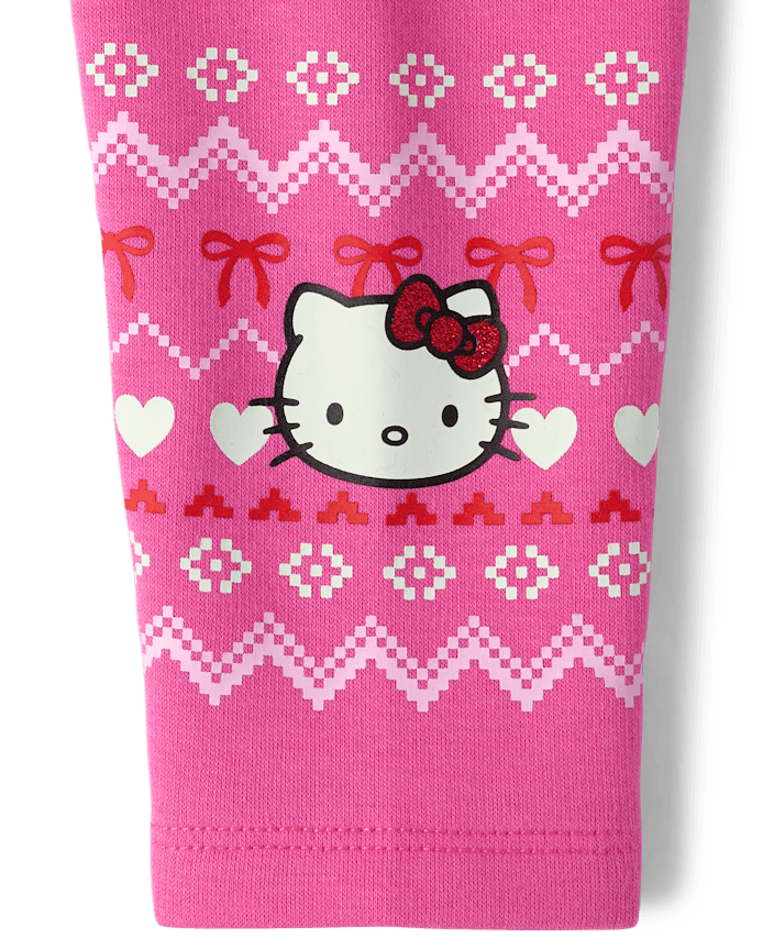 Toddler Girls Hello Kitty® Winter Warm Fairisle Leggings