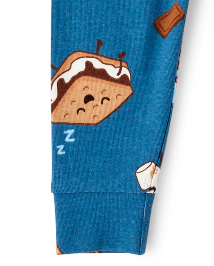 Baby And Toddler Boys S'mores Snug Fit Cotton Pajamas