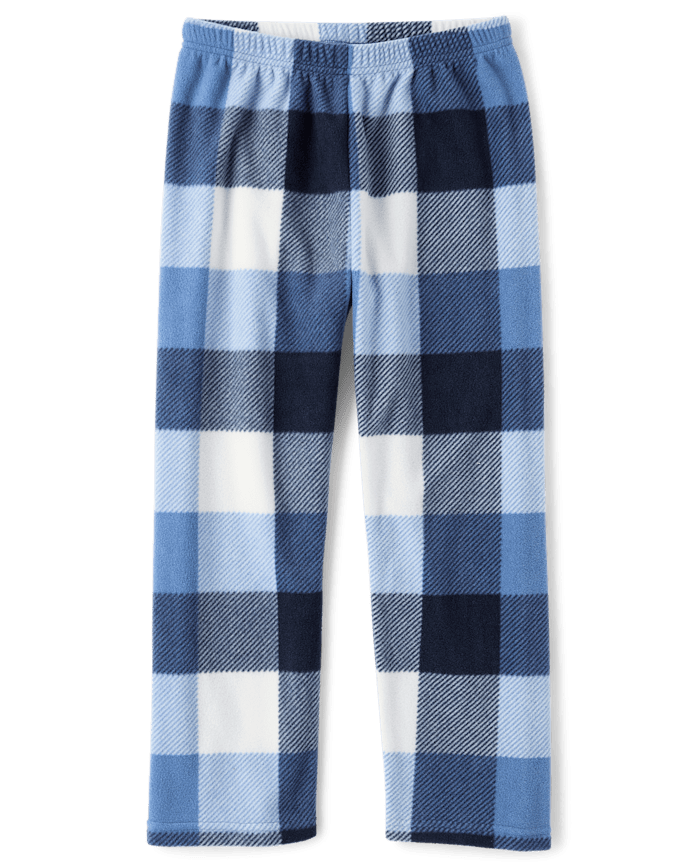 Boys Plaid Dream Fleece Pajama Pants
