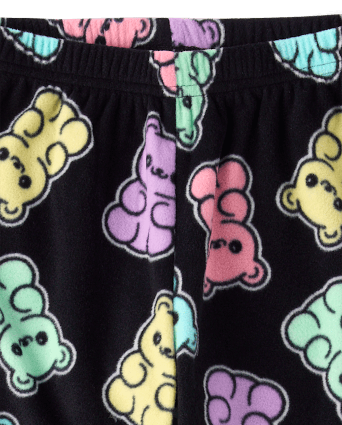 Girls Candy Bear Dream Fleece Pajama Pants