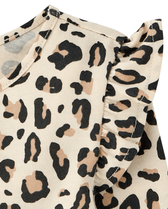 Toddler Girls Glitter Leopard Top 3-Pack