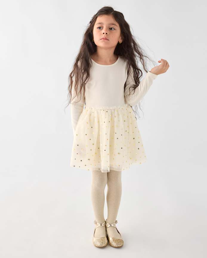 Toddler Girls Glitter Tutu Dress