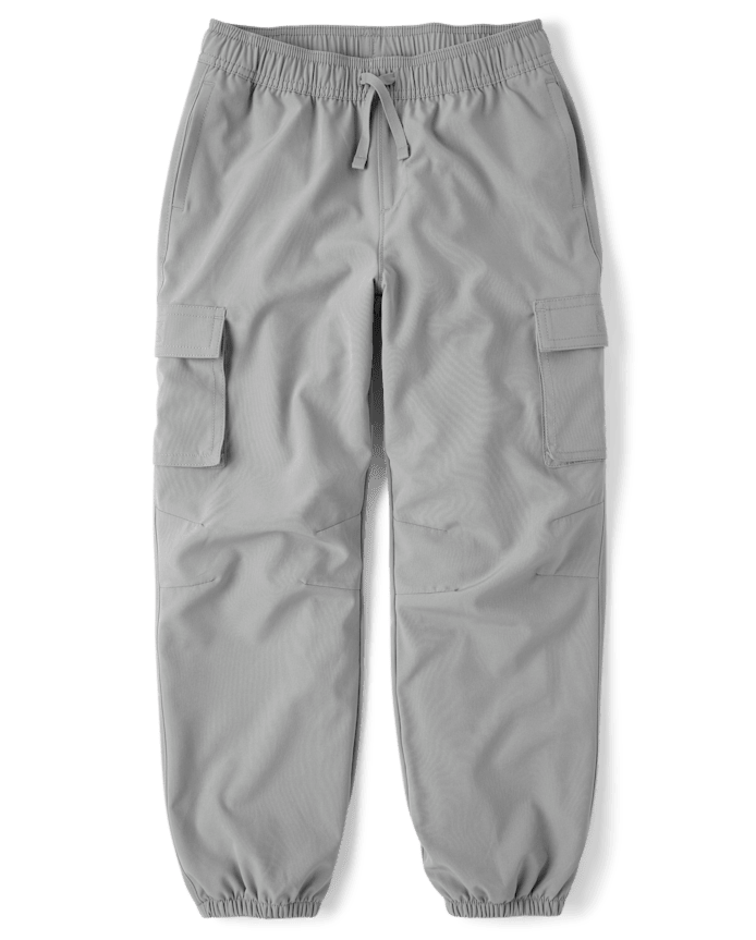 Boys Lined Cargo Jogger Pants