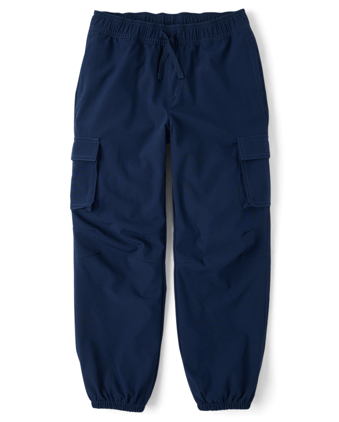 Boys Lined Cargo Jogger Pants