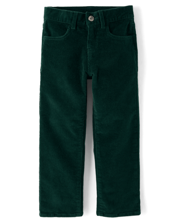Boys Corduroy Straight Pants