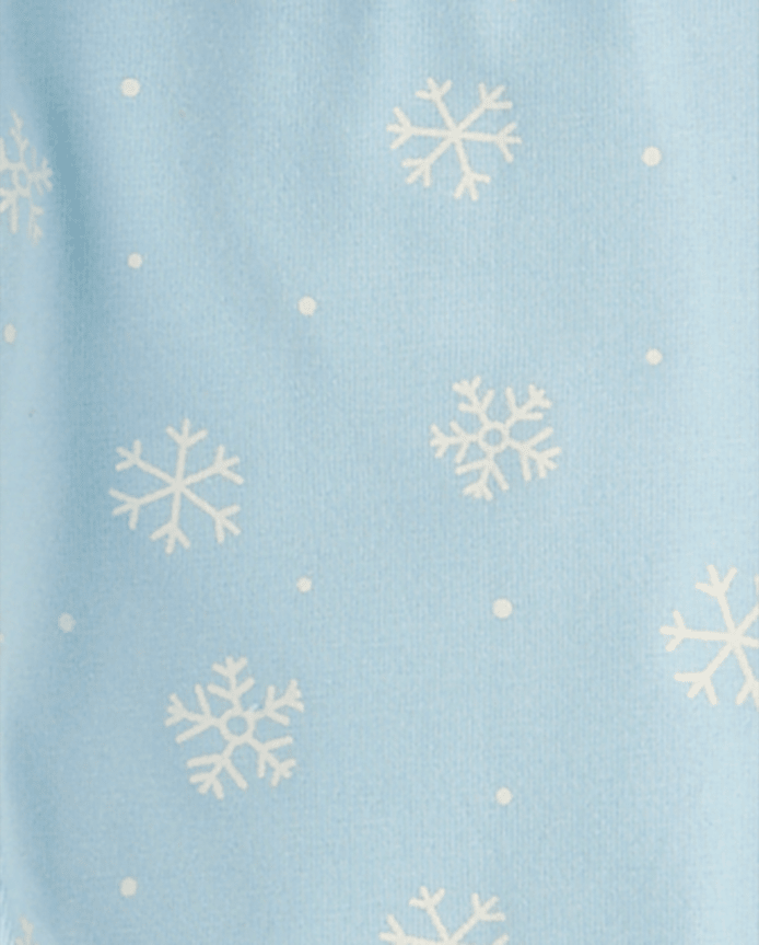 Baby Girls Applique Glitter Snowflake 2-Piece Playwear Set