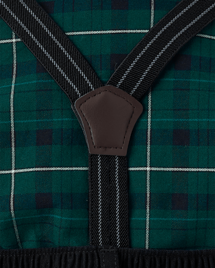 Baby Boys Dad And Me Plaid 2-Piece Outfit Set