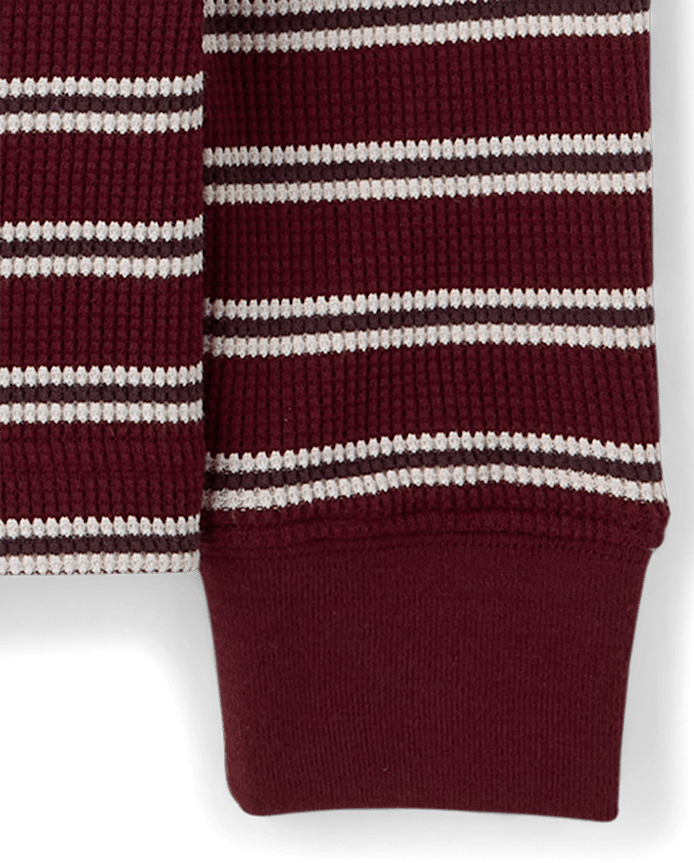 Boys Striped Thermal Top