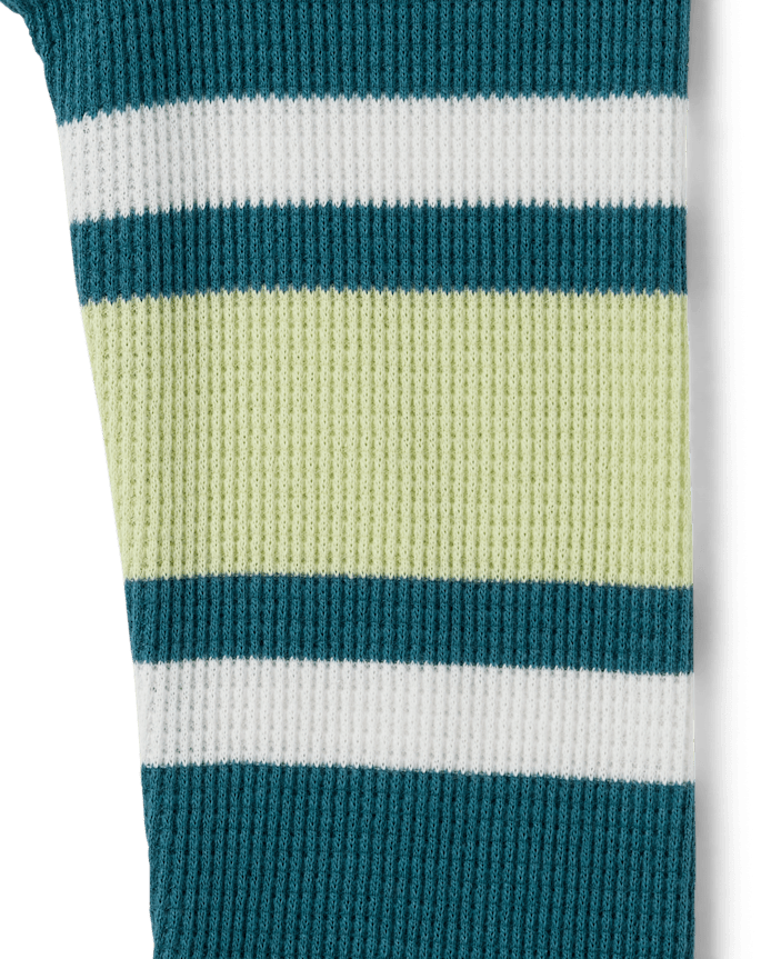 Boys Colorblock Thermal Hooded Top