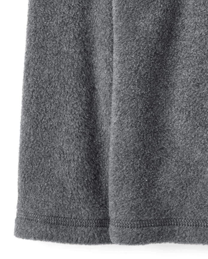 Boys Marled Microfleece Quarter Zip Pullover