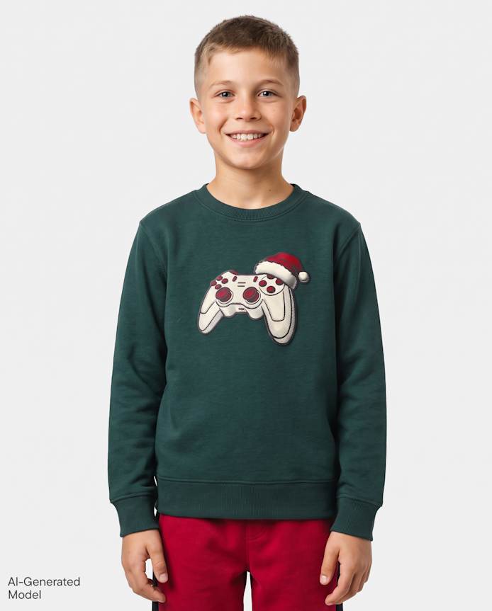 Boys Embellished Premium Fleece Sweatshirt