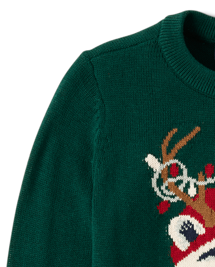 Boys Intarsia Polar Bear Sweater