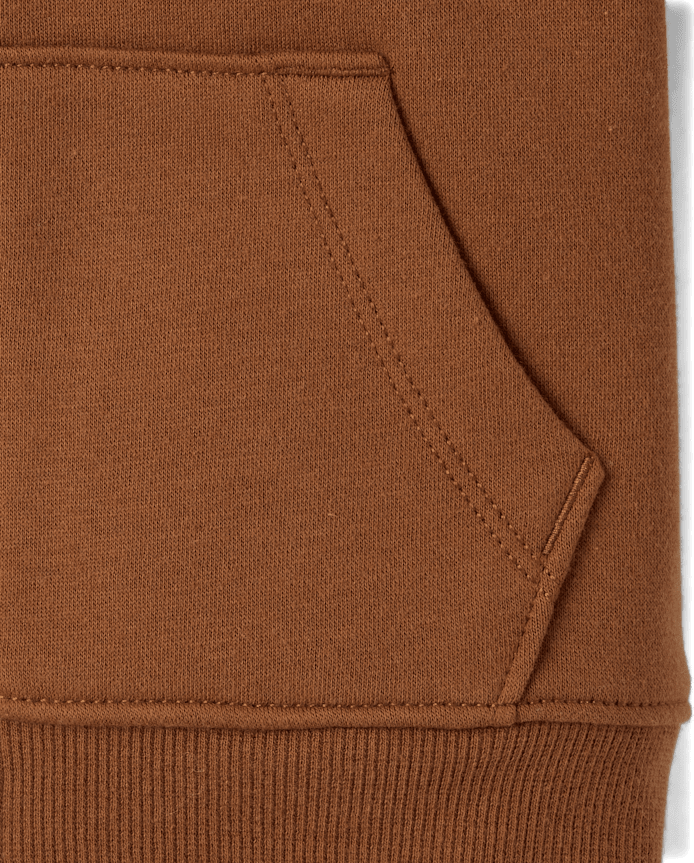 Boys Premium Fleece Thermal Lined Zip Up Hoodie