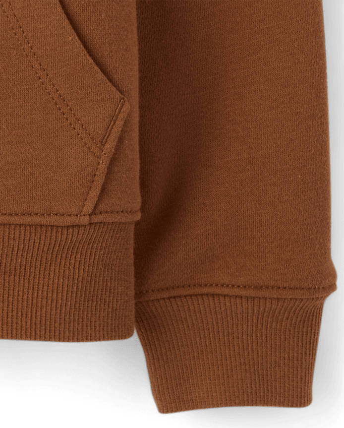 Boys Premium Fleece Thermal Lined Zip Up Hoodie