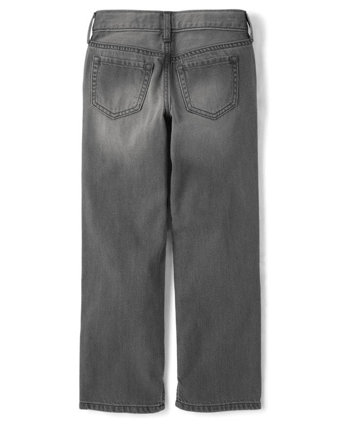 Girls Kuromi™ Rhinestone 90s Straight Jeans