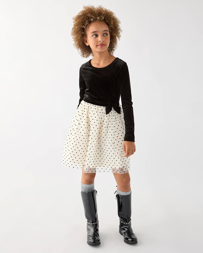 Girls Polka Dot Tutu Dress