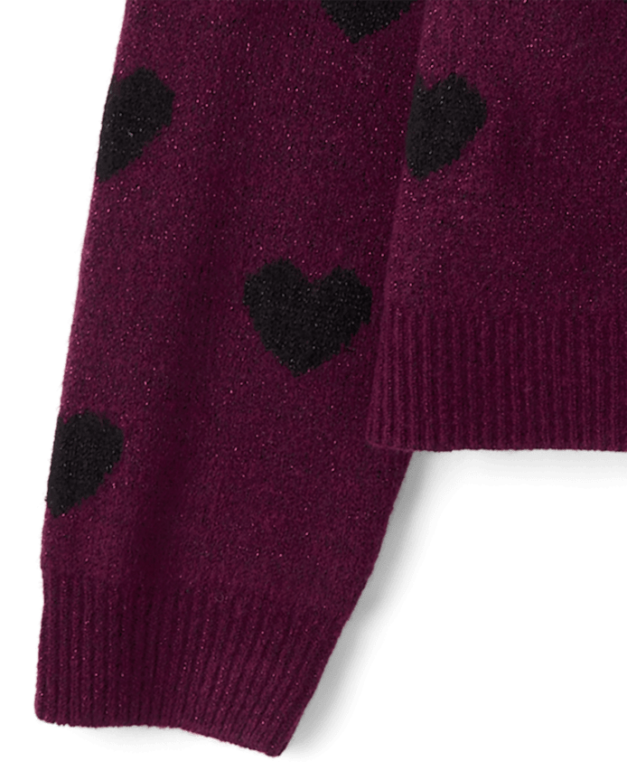 Girls Heart Sweater