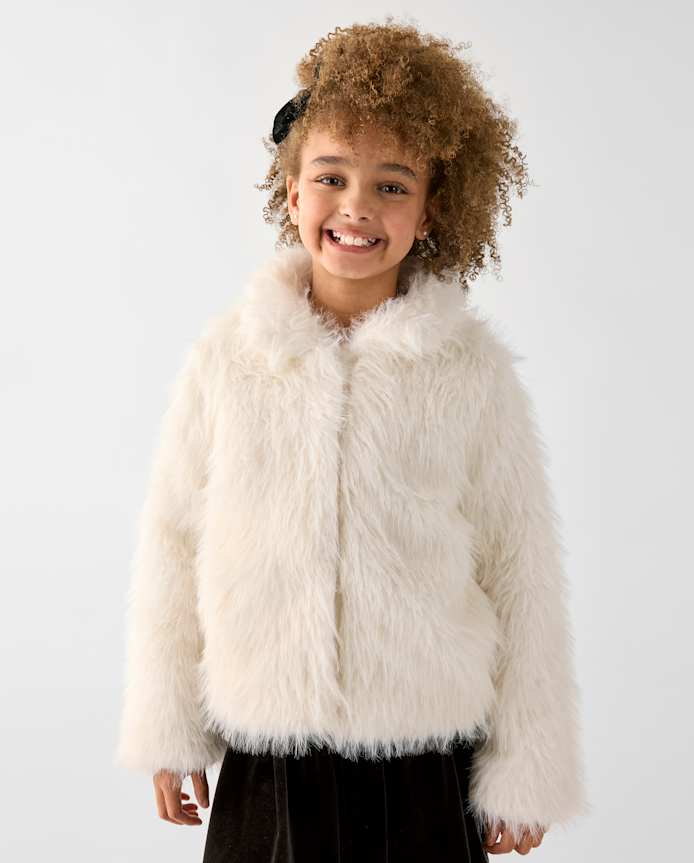 Girls Faux Fur Jacket
