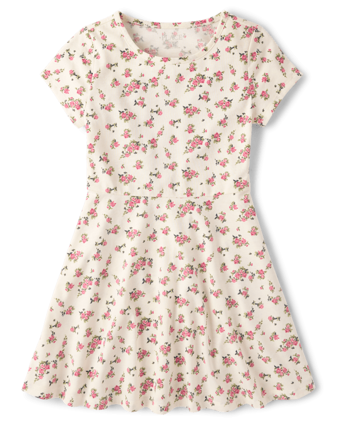Girls Print Everyday Dress