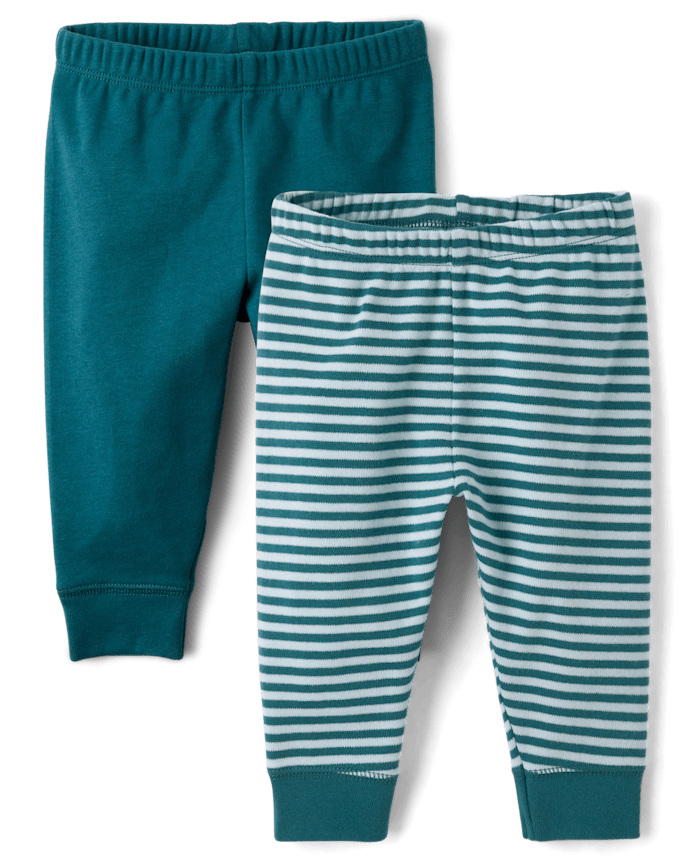 Baby Boys Striped Pants 2-Pack
