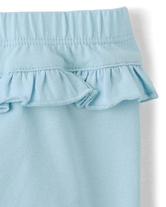Baby Girls Heart Ruffle Leggings 2-Pack