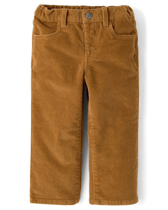 Baby And Toddler Boys Corduroy Straight Pants