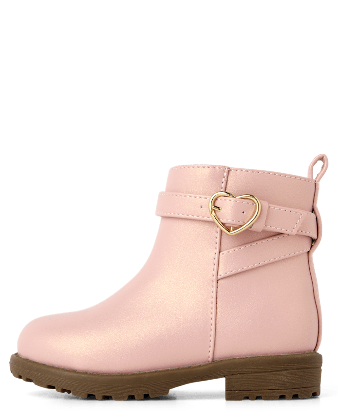 Toddler Girls Shimmer Buckle Boots